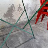Iron folding garden table