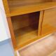 Vintage oak storage bookshelf from the 1960s.