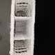 White wicker umbrella stand