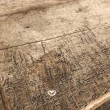 Old Solid Oak Farm Table