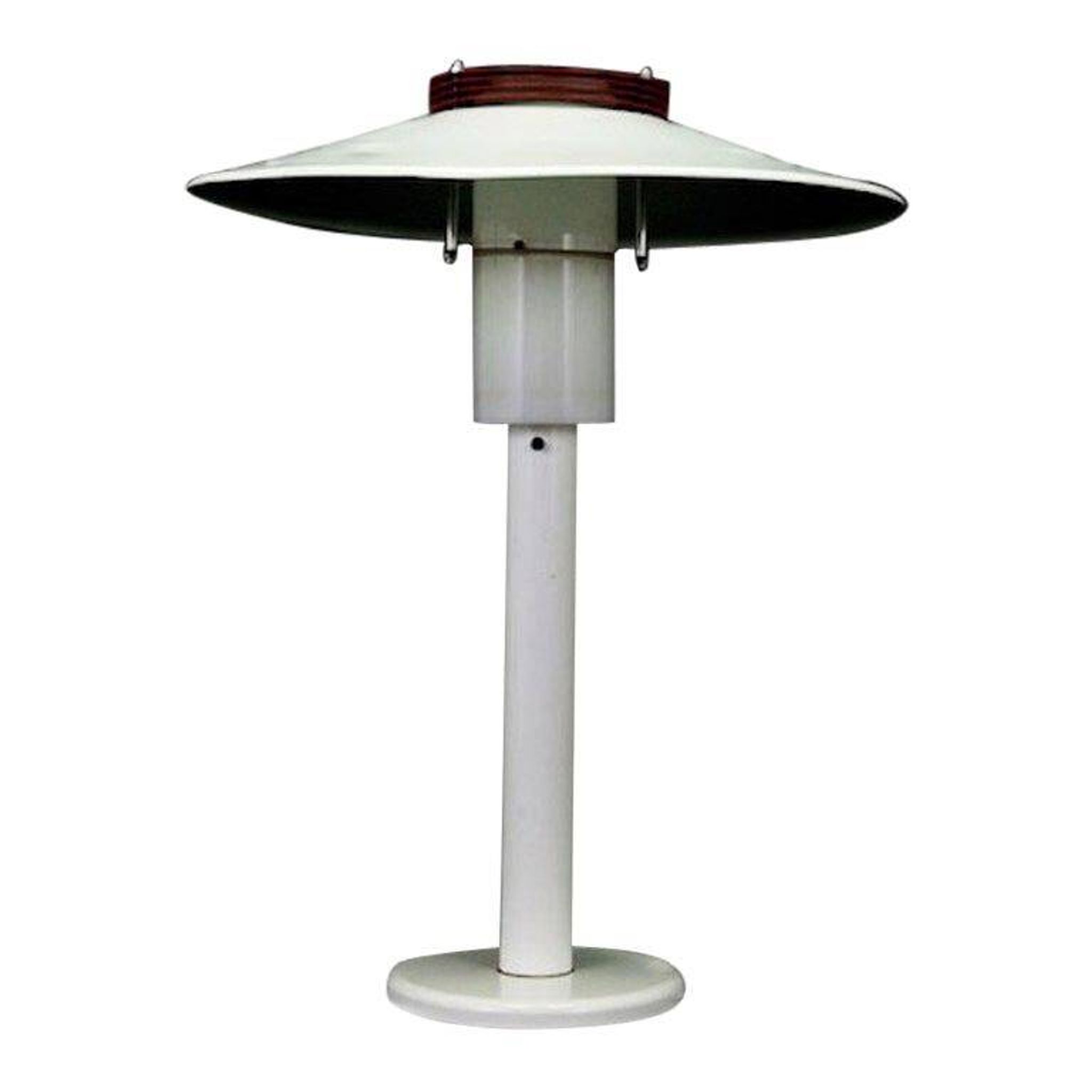 White bedside lamp, Danish design, 1960s, production: Denmark