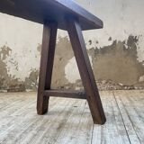 Solid oak bench 230 cm