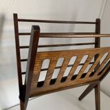 Magazine rack vintage1960 Cees Braakman scandinavia vinyl magazines