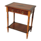 Antique vintage console side table inlaid