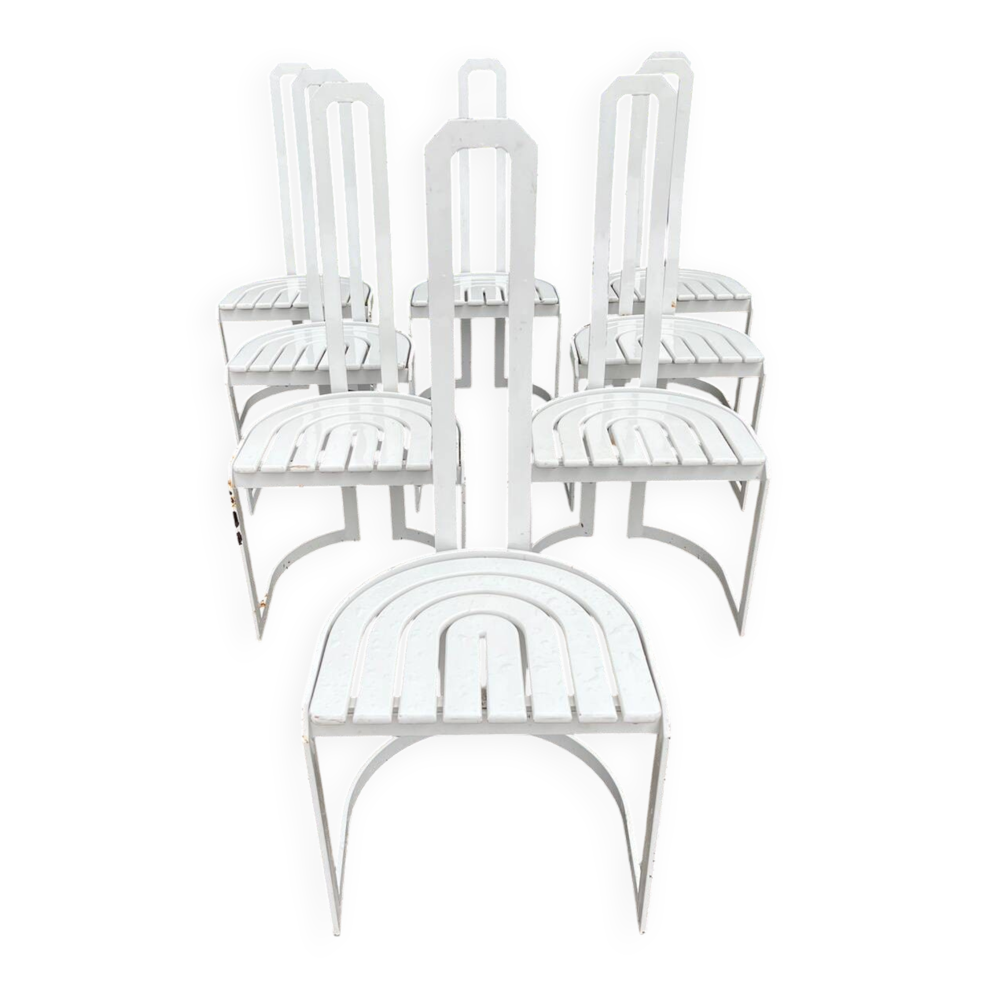 Set of 8 dining room chairs
