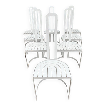 Lot de 8 chaises salle à manger