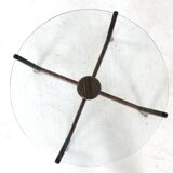 Round glass coffee table 'Summerseat'