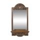 Antique 19thc cast bronze mirror, royal insurance company c.1880