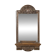 Antique 19thc cast bronze mirror, royal insurance company c.1880