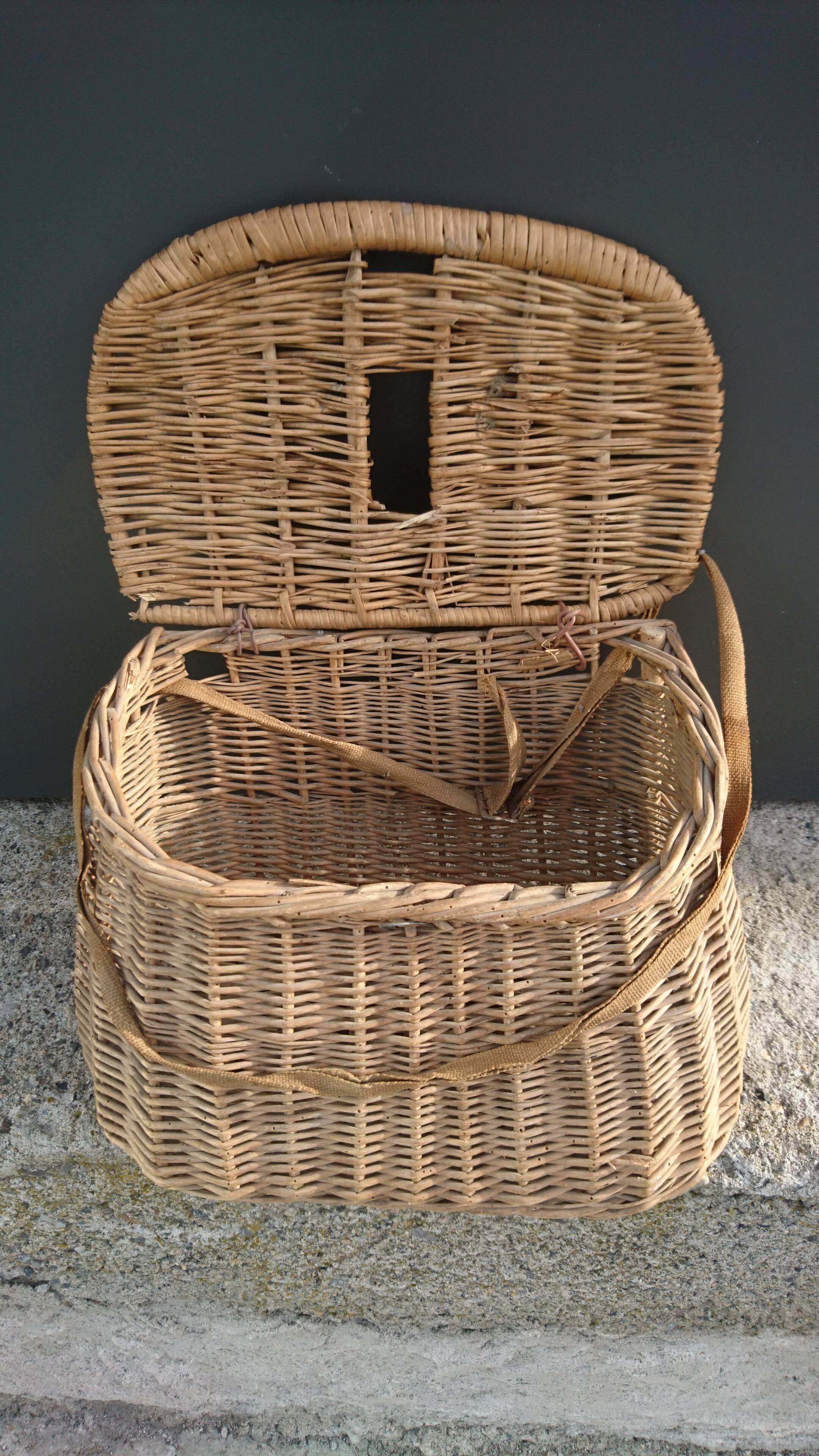 Panier de pêche ancien
