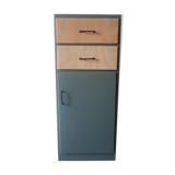 Vintage grey blue chest of drawers