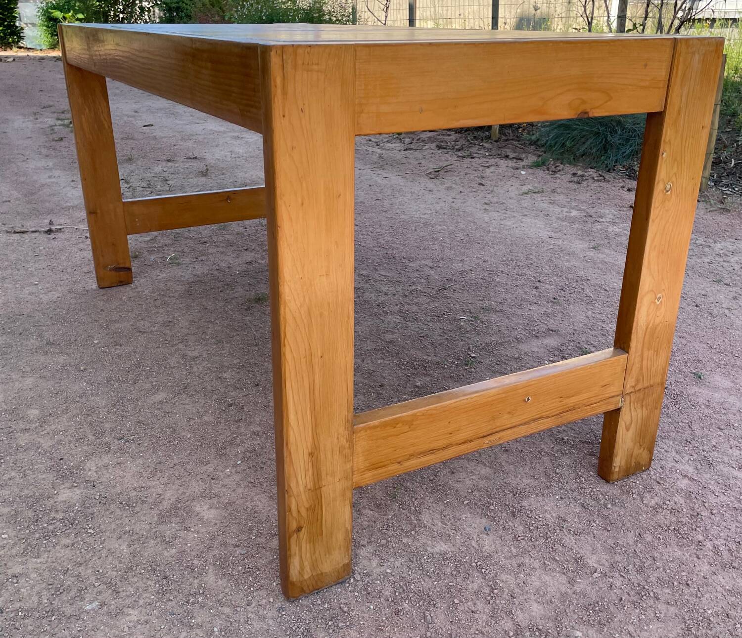 Charlotte Perriand dlg pine table from the 60s