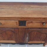 Antique sideboard from the end of the 19th century, 2 doors, 2 drawers, shelf in its patina