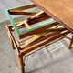 Table a systeme teck danoise