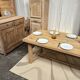 Solid oak farmhouse table