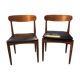 Suite de deux chaises scandinaves