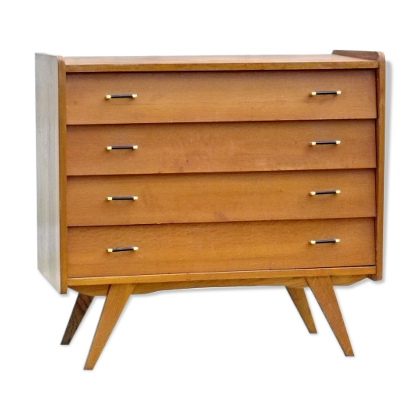 Commode vintage chêne clair 1950