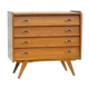 Commode vintage chêne clair 1950