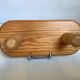 Petit porte manteau en bois deux patères