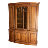 Library in solid cherry wood – back in native wood