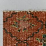 2x7 short vintage runner rug, 78x208cm