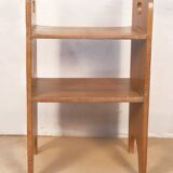 Antique Burmese teak workshop shelf