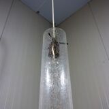 Suspension en verre Kaiser Leuchten, années 1960