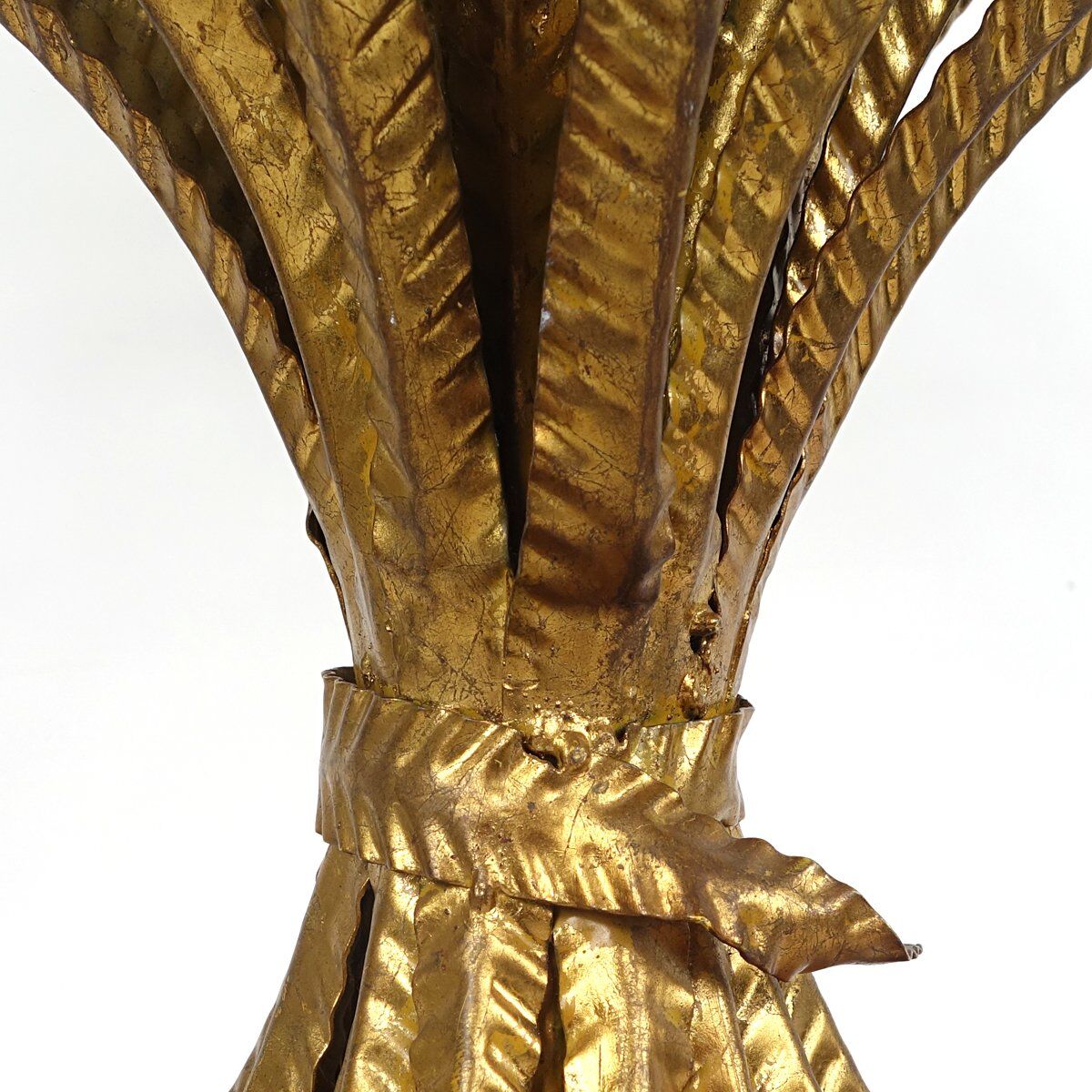 Hollywood Regency gilded sheaf of wheat coffee table in the style of Coco Chanel, 1960s