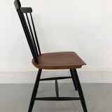 Swedish Teak Chairs by S. E. Fryklund for Hagafors, 1960s, Set of 4