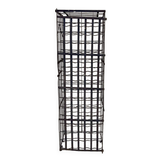 Wrought iron wine cellar from the 1950s - capacity 150 bottles