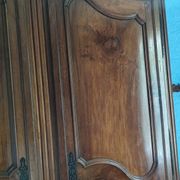 Large Louis XV style gendarme's hat-shaped wardrobe