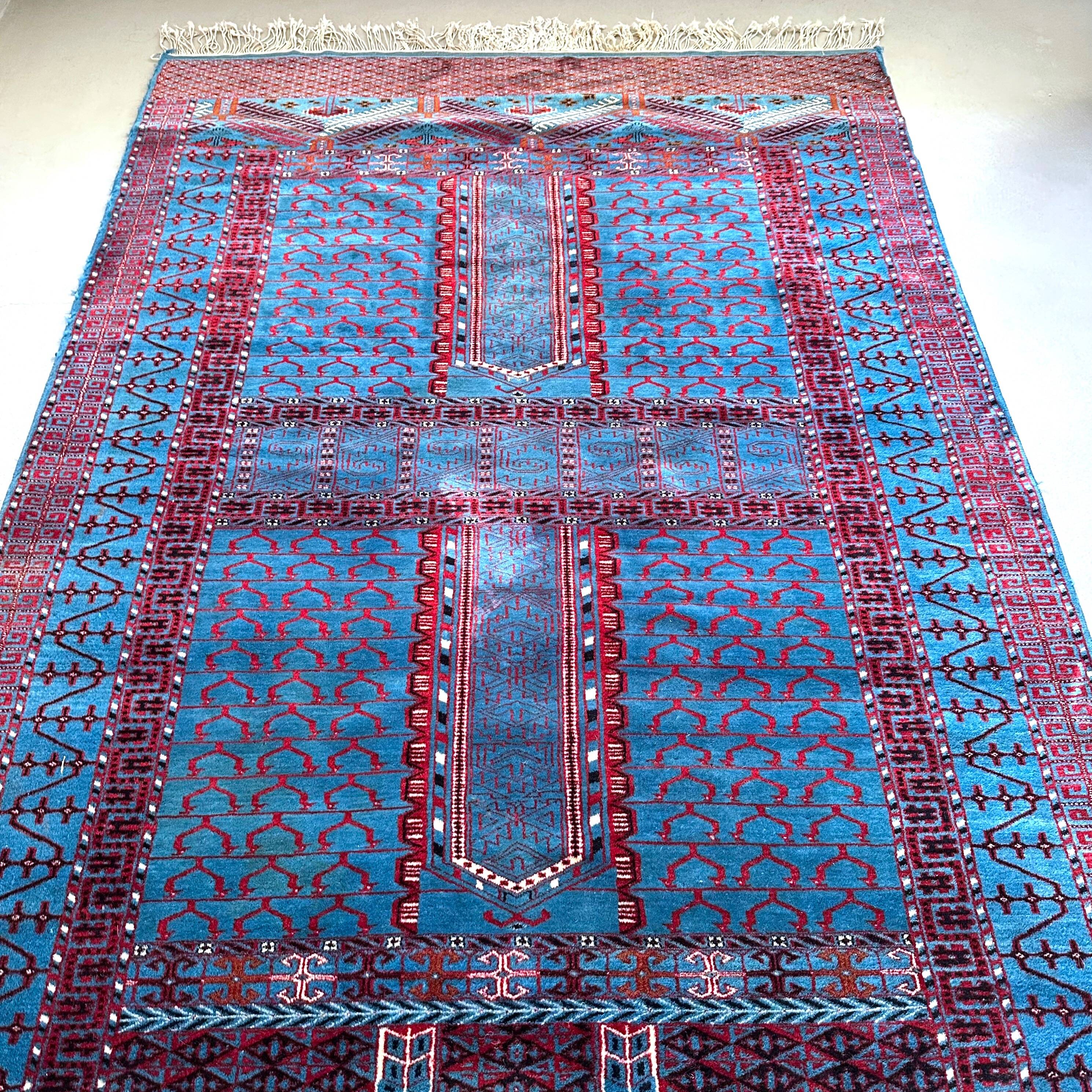 Vintage wool rug, Pakistan, oriental rug