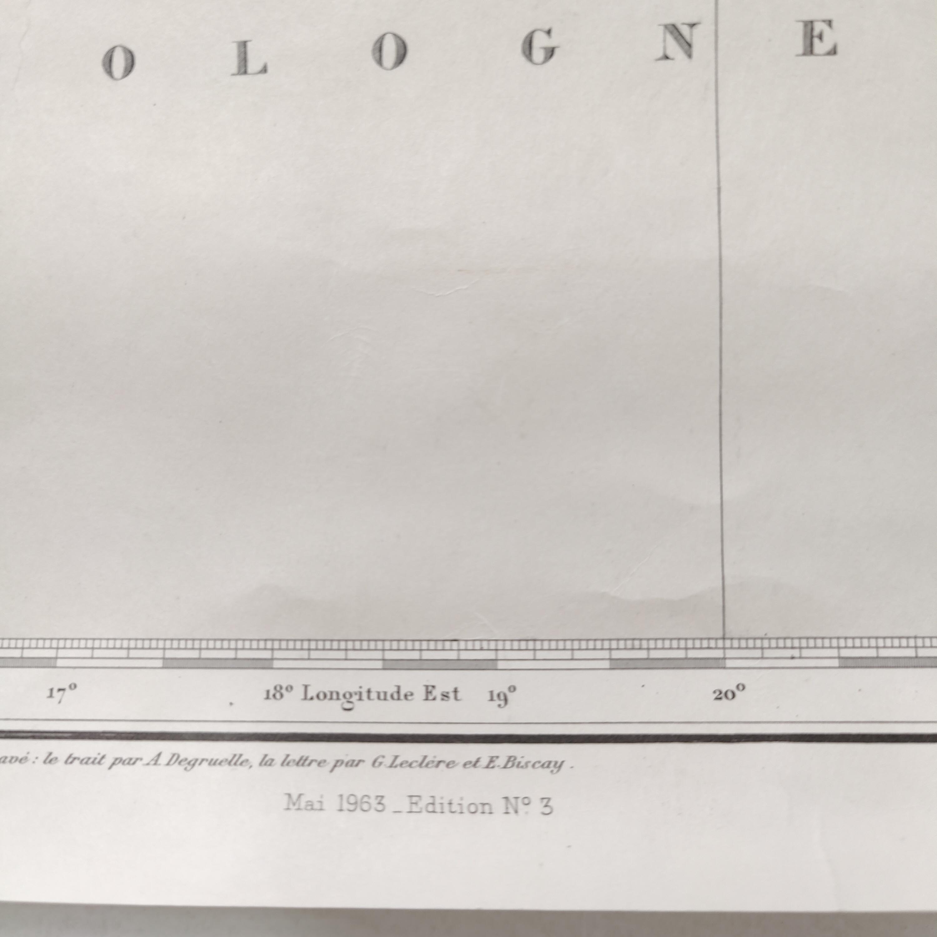 Map of Northern Europe 1963