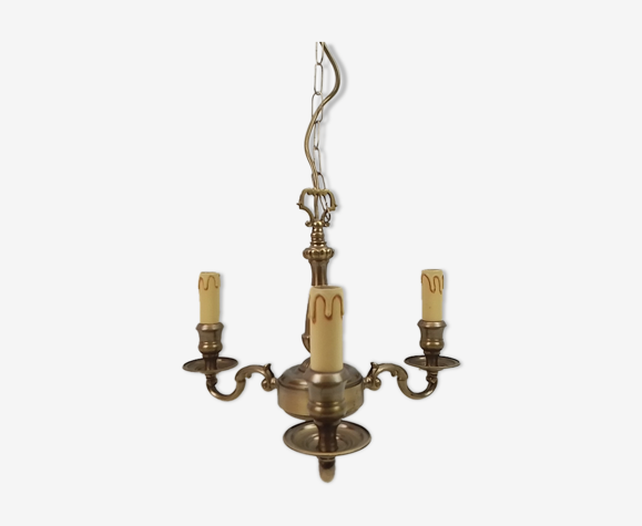 Lustre en laiton 3 feux
