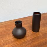 Minimalist German ceramic vases from the mid-century, Wormser Terra-Sigillata, 1960s, set of 3.