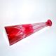 Carafe à liqueur en cristal doublé overlay rouge Saint-Louis – H21,5cm
