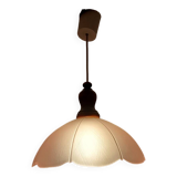 Lustre en verre rose