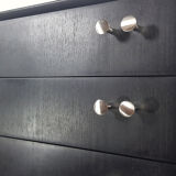 G-plan black tall chest of drawers, 1960s