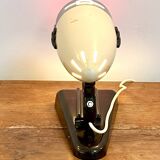 Lampe en Bakélite et métal chromé - Années 50 -Style Bauhaus - Sollux Hanau