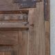 Large old double wooden door