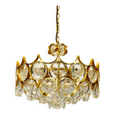 Chandelier en verre cristal par Palwa