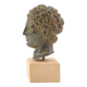 Paperweight bust of Hermes in patinated plaster, 1970s