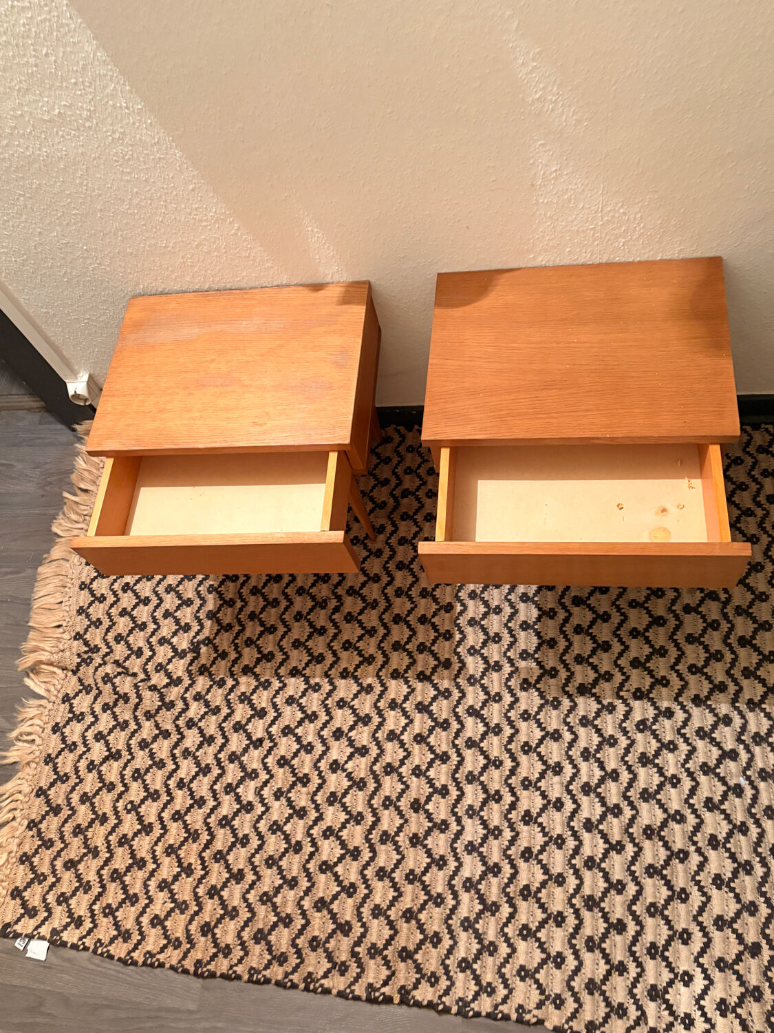 Pair of bedside tables, 1960s
