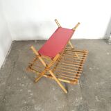 Rattan magazine holder
