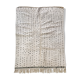 Moroccan Berber carpet Beni Ouarain ecru with black polka dots 223x160cm