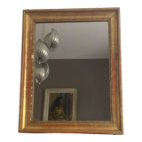 Vintage mirror gilded late XIXthJ,  70X56 cm