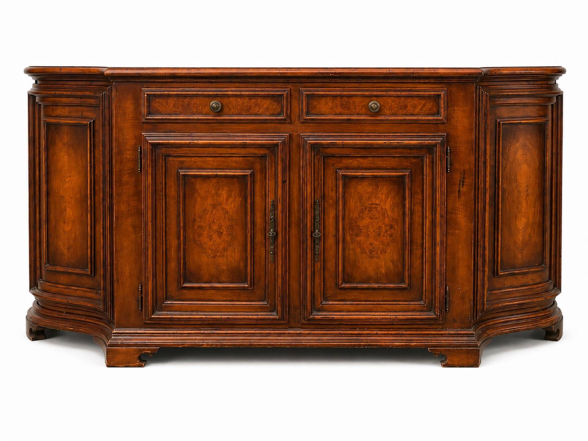 French Provençal Vintage Sideboard with 4 doors