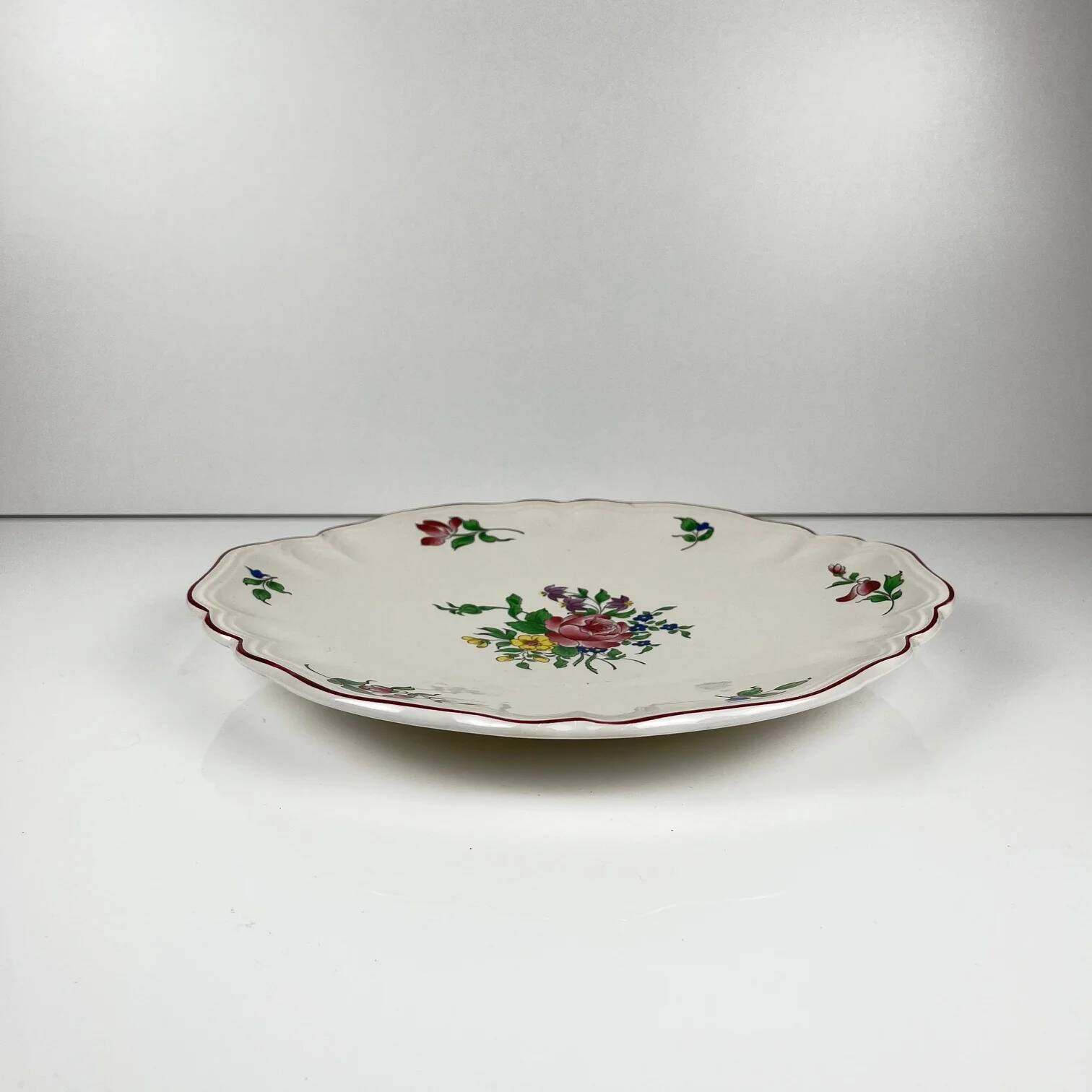 Fluted plate model Réverbère by KG Lunéville