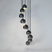 Lustre Cascade Mid Century en Chrome, 1960s