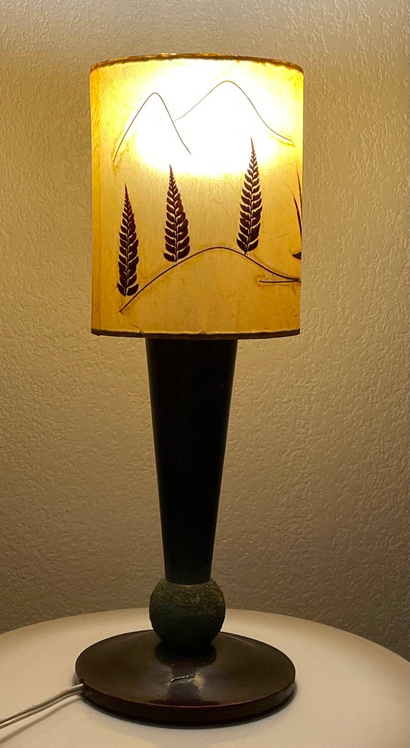 Vintage 60s bohemian lamp